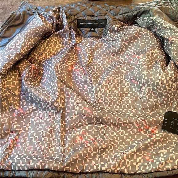 Marc Jacobs New York Andrew Marc Gray Quilted Jacket Size S - Picture 8 of 14